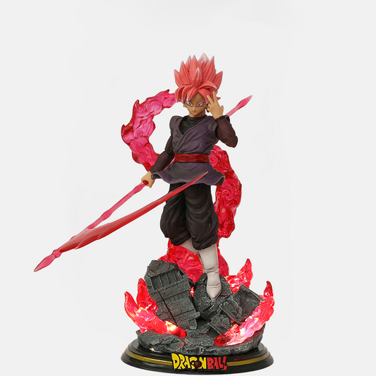 Figurine LED Dragon Ball Z Super Black Goku Rose