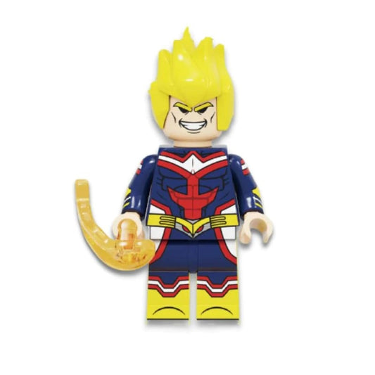 Cette figurine LEGO d'All Might de My Hero Academia incarne parfaitement la puissance du symbole de la paix en format de collection haut de gamme de 15 cm