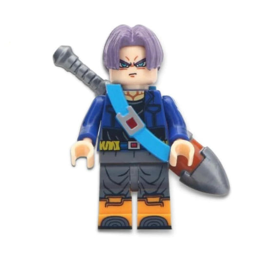 Trunks, le demi-Saiyan héroïque de Dragon Ball Z, prend vie dans cette figurine LEGO de 15 cm, fidèlement conçue pour les fans et collectionneurs.