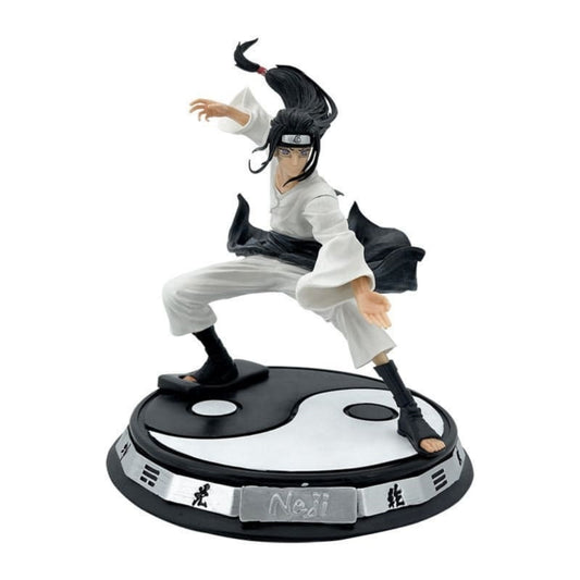 La figurine de Neji Hyûga, un génie ninja et membre du clan Hyûga, incarne la force et le lien familial dans une pièce de collection de qualité supérieure.
