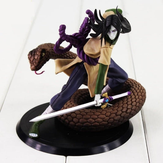 Figurine d'Orochimaru, le légendaire ninja de Naruto Shippuden, 14 cm, design fidèle au manga.