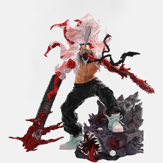Denji Devil Hunter, l'intensité de Chainsaw Man dans une figurine.