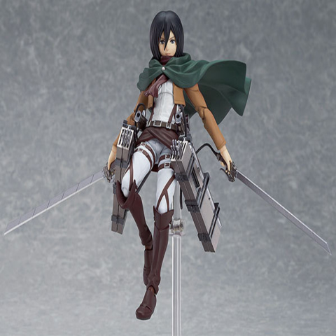 Figurine articulée de Mikasa de l'Attaque des Titans, 15 cm, un ajout essentiel à votre collection !