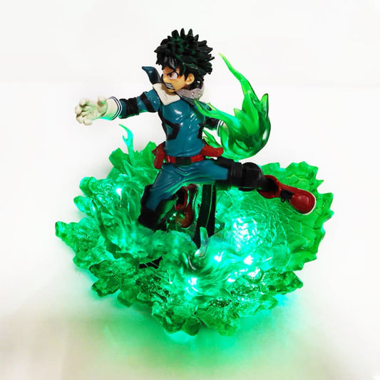 La figurine LED de Midoriya Izuku, alias Deku, est un éclairage héroïque pour toute collection My Hero Academia