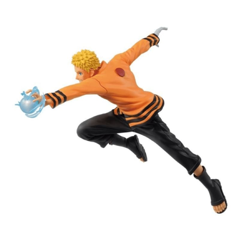 Cette figurine de Naruto Uzumaki en pleine utilisation du Rasengan, de 30 cm de hauteur, incarne la puissance emblématique du manga Boruto dans un design fidèle.