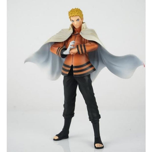 Deux figurines articulées de Naruto et Boruto Uzumaki du manga Boruto, fidèles à la série, idéales pour les collectionneurs.