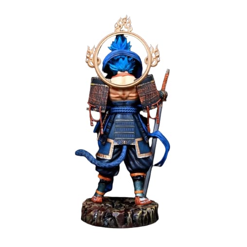 Figurine de Vegetto SSJ Blue, la fusion puissante de Goku et Vegeta, fidèlement reproduite