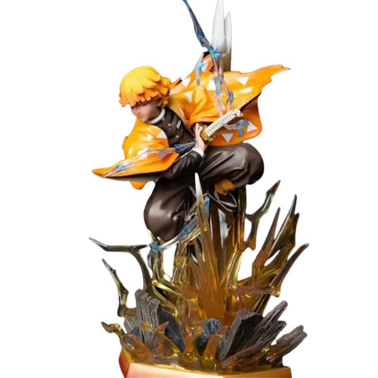 La figurine de Zenitsu Agatsuma, protecteur intrépide de l'Armée des Pourfendeurs de Démons, ajoutera une touche héroïque à votre collection.