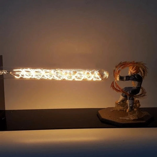 Lampe d'ambiance Vegeta Final Flash de 15 cm, représentant le prince des Saiyans dans toute sa splendeur