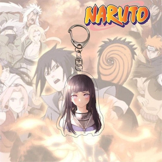 Donnez une touche Ninja à vos clés ou à votre sac avec ce porte-clé Naruto en résine à l'effigie de Hinata, l'accessoire idéal pour les fans du manga !