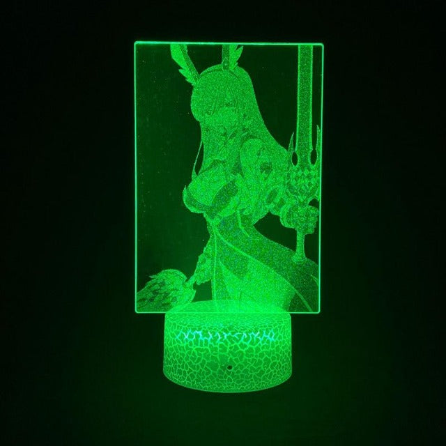 La lampe Fairy Tail Lucy, mettant en vedette la mage constellationniste Lucy, offre un éclairage multicolore 16 couleurs pour sublimer la chambre ou le salon des plus grands fans de Fairy Tail.