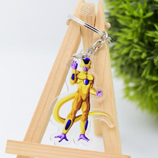 Ornez votre sac ou trousseau de clés avec ce splendide porte-clé Dragon Ball Super représentant Golden Freezer, l'accessoire parfait pour les fans de l'univers Dragon Ball !