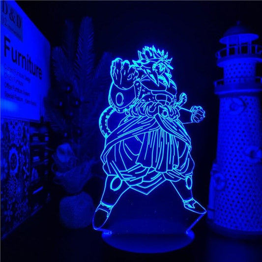 Bienvenue dans l'univers épique de Dragon Ball avec cette lampe à l'effigie de Broly SSJ4, le choix parfait pour les fans passionnés !