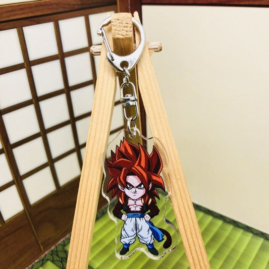 Porte-clés Gogeta SSJ4 Dragon Ball en PVC.