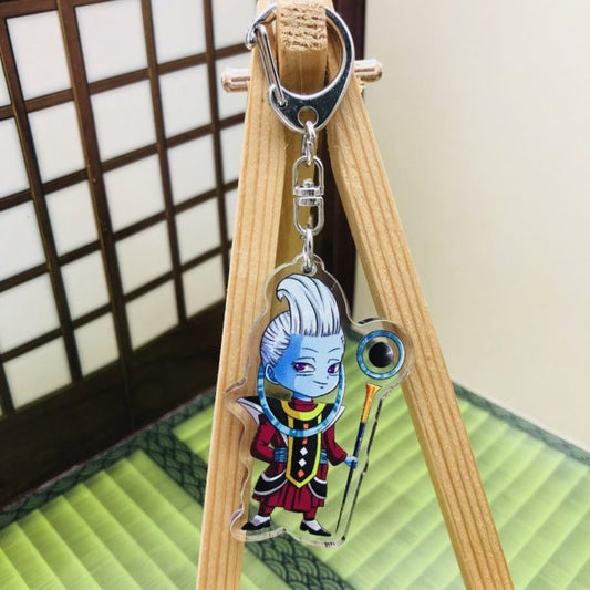 Ornez votre sac ou trousseau de clés avec ce superbe porte-clé Dragon Ball à l'effigie de Whis, l'accessoire ultime pour les fans de l'univers Dragon Ball !