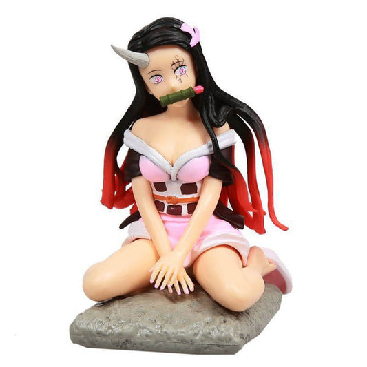 Figurine de Nezuko transformée de Demon Slayer, 16 cm, pour les collectionneurs.