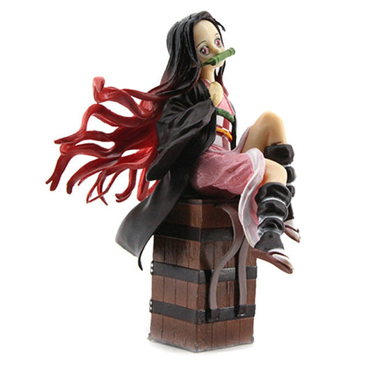 Figurine de Nezuko de Demon Slayer, 16 cm, avec boîte d'origine pour les collectionneurs.