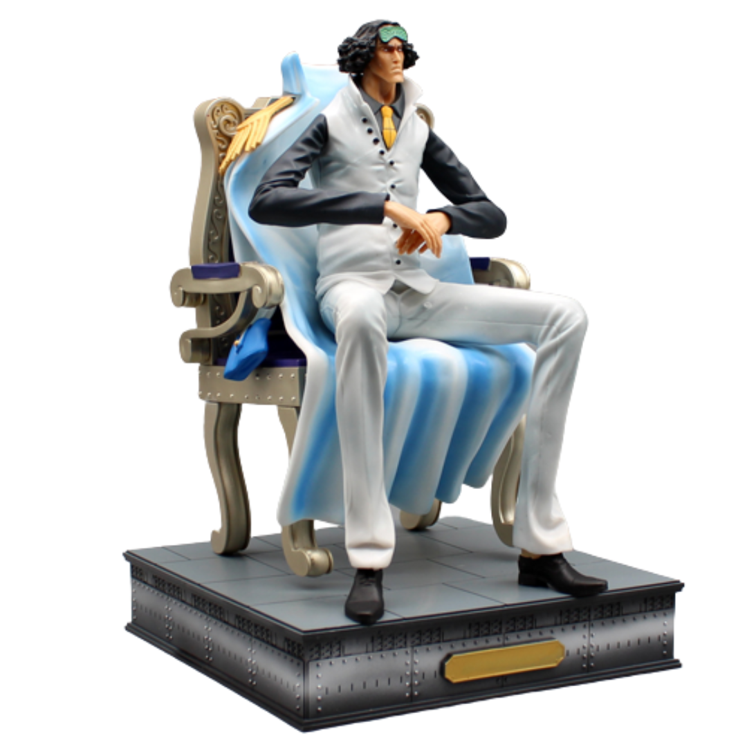 Cette figurine de 30 cm d'Aokiji, également connu sous le nom de Kuzan, l'un des trois Amiraux de la Marine de One Piece, est un trésor fidèle au manga pour les fans exigeants.