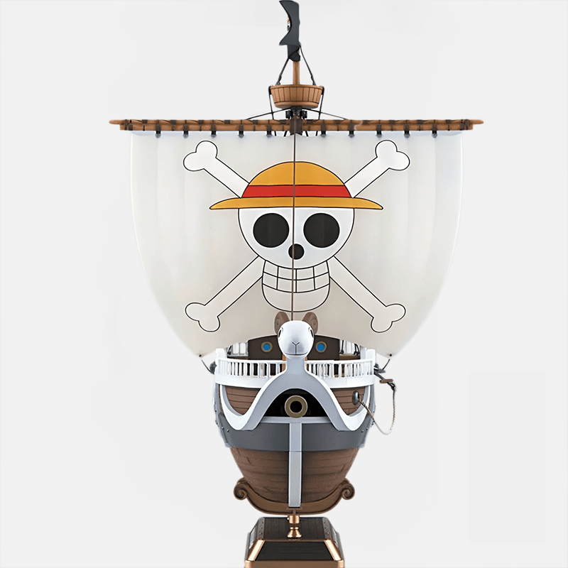 Cette figurine Vogue Merry de One Piece est un hommage vibrant au légendaire navire de L'Équipage du Chapeau de Paille.