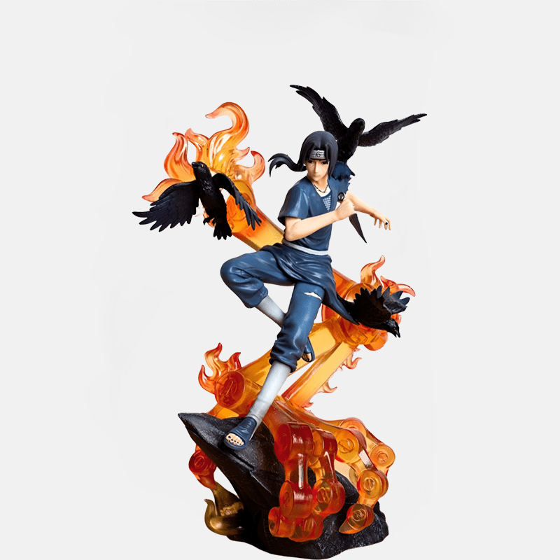 Retrouvez toute la puissance d'Itachi Uchiwa avec cette superbe figurine LED Naruto !