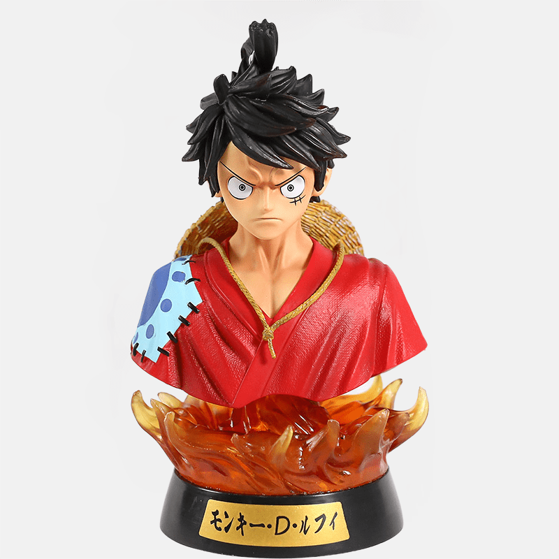 Figurine buste Luffy LED One Piece : Éclairez vos aventures dans l'univers de Wano.