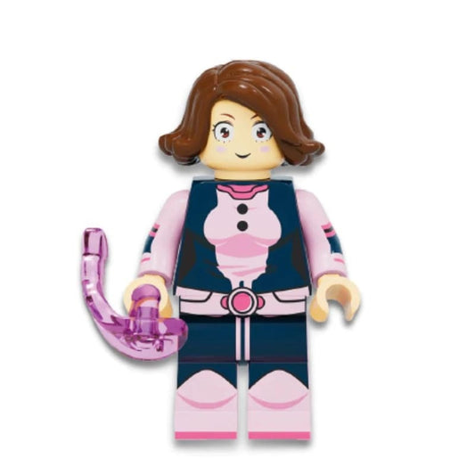La figurine LEGO d'Ochako Uraraka, fidèle au manga My Hero Academia, vous permettra d'incarner cette héroïne en devenir dans votre propre univers héroïque.