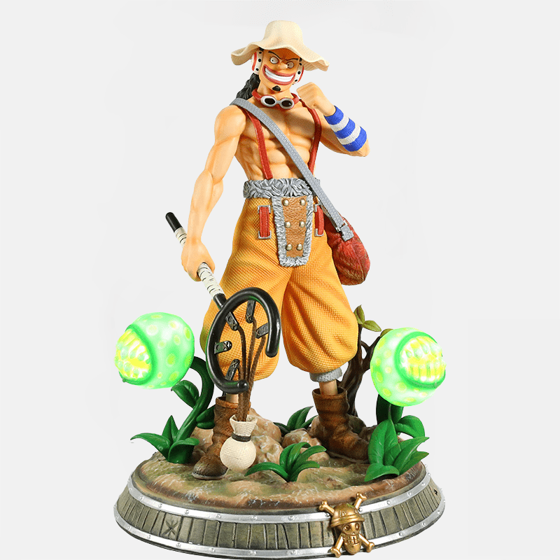 La majestueuse figurine LED d'Usopp de One Piece pour les fans inconditionnels du Sniperking!