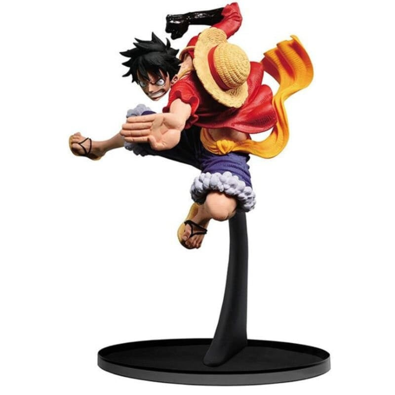 Découvrez la puissance de Monkey D. Luffy avec cette figurine fidèle au manga One Piece™, le capitaine des Pirates du Chapeau de Paille.