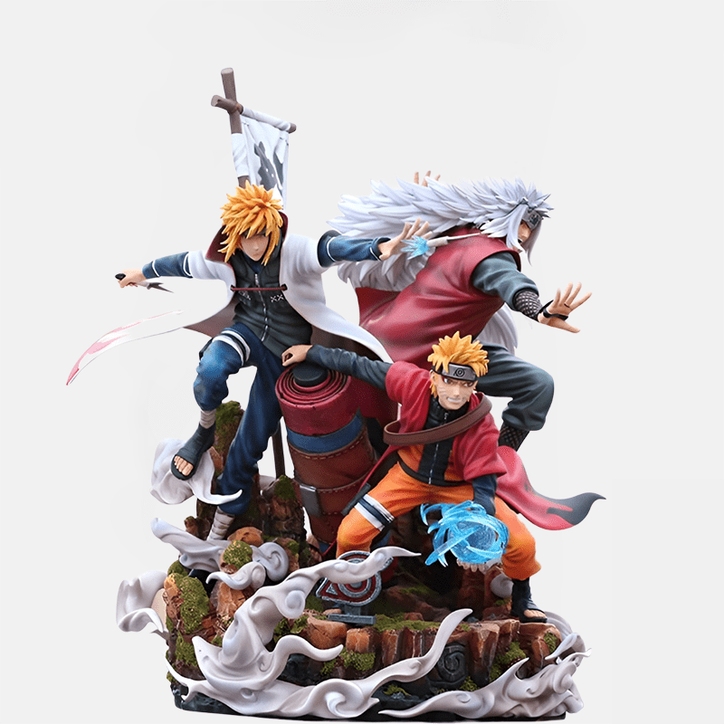 Le trio légendaire Naruto, Minato & Jiraya enfin disponible en figurine édition spéciale Happymanga !