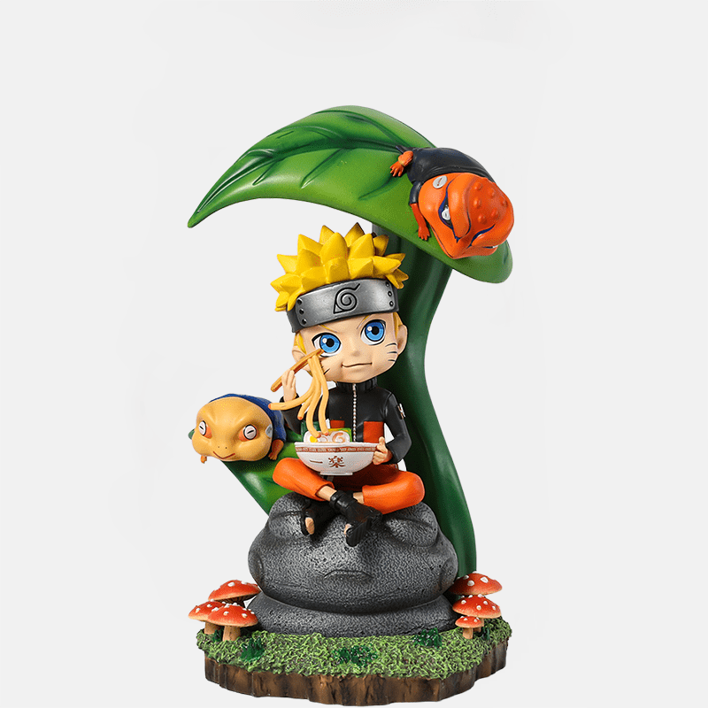 Figurine Naruto Hinata accompagné de son bol de ramen.