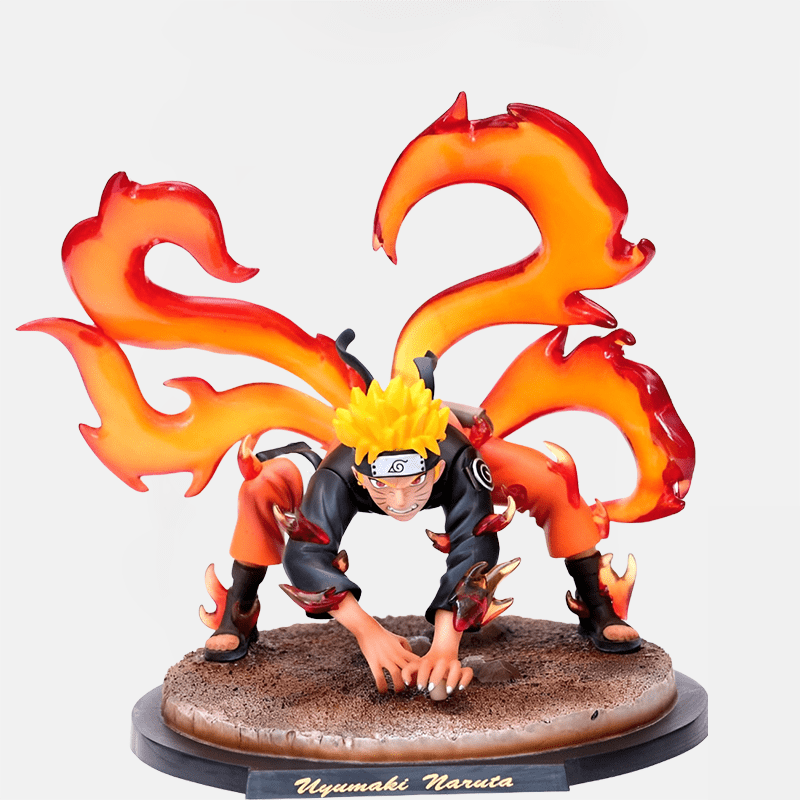 Transformez-vous en démon à quatre queues avec cette superbe figurine Naruto Uzumaki !