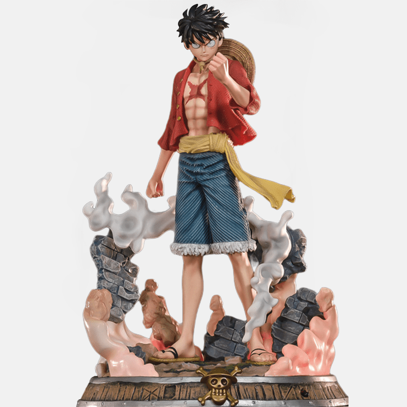 Figurine LED Luffy One Piece : l'énergie débordante du capitaine des Mugiwara.