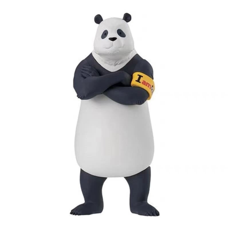 Découvrez la figurine de Panda, l'incarné spécial de Jujutsu Kaisen, fidèle au manga et éditée par Bandai.