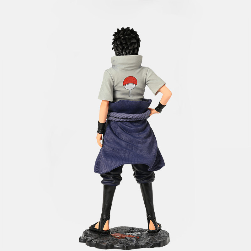 La figurine de Sasuke Sharingan Rinnegan, une fusion de pupilles légendaires dans Naruto