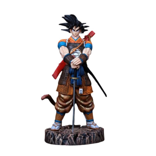 Figurine Son Goku Samouraï, 26 cm, fidèle à l'univers de Dragon Ball Z, un incontournable pour les collectionneurs