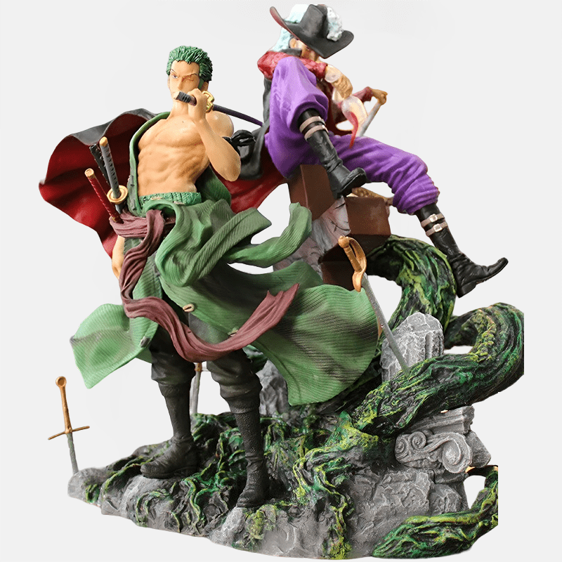 Revivez les scènes épiques du Baratie avec cette figurine exceptionnelle de Zoro & Mihawk, une édition spéciale rendant hommage à la saga du Baratie de One Piece.
