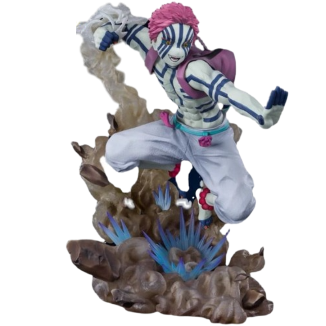 Ajoutez à votre collection la figurine d'Akaza, le puissant démon affilié aux Douze Lunes Démoniaques de Demon Slayer - Kimetsu no Yaiba