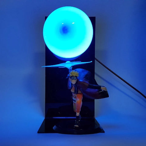 Lampe Naruto Oodama Rasengan Led Neon À Poser De Chevet ou Bureau Déco Manga