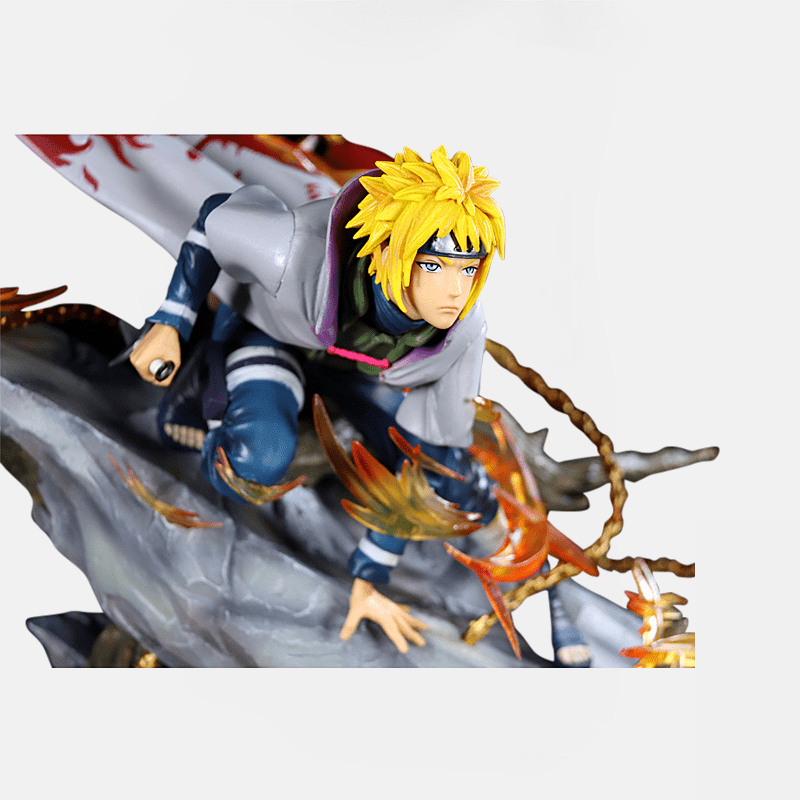 Découvrez la figurine emblématique de Minato Namikaze, le Père de Naruto, et célébrez l'Éclair Jaune de Konoha.