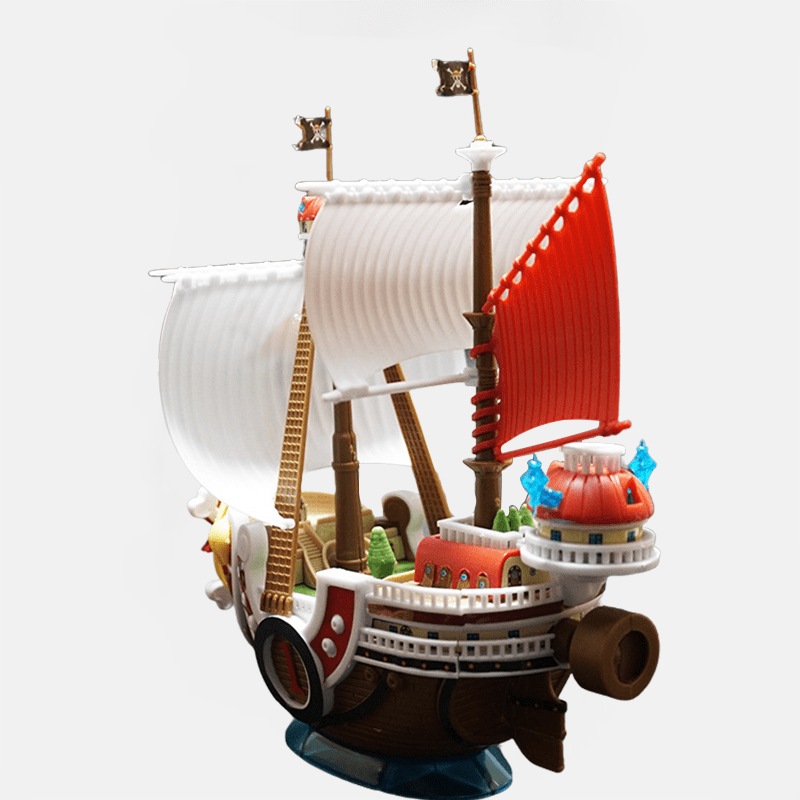Embarquez à bord du Sunny avec cette figurine One Piece, une réplique fidèle du légendaire navire des Chapeaux de Paille !