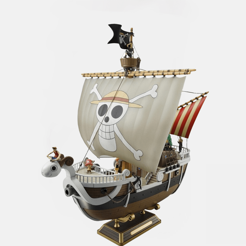 Cette figurine Vogue Merry de One Piece est un hommage vibrant au légendaire navire de L'Équipage du Chapeau de Paille.
