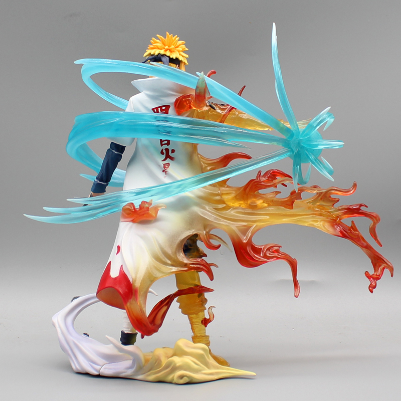 Figurine de Minato Namikaze, l'Eclair Jaune de Konoha, pour une touche de puissance ninja dans votre collection Naruto Shippuden.