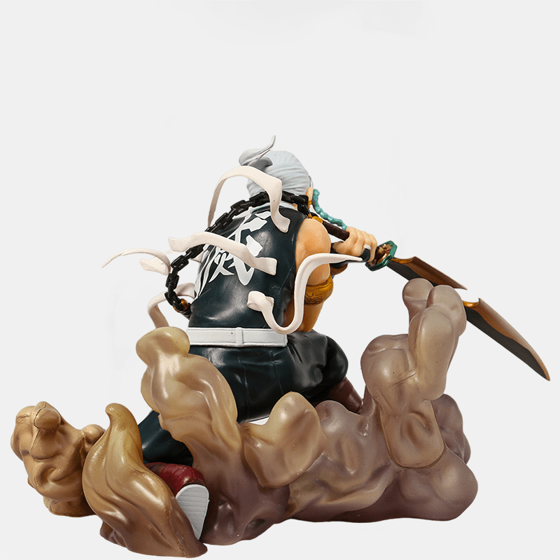 La figurine de Tengen Uzui Nichirin, prête à combattre les démons avec éclat.