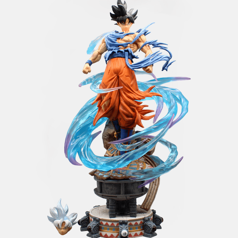 La figurine Goku Ultra Instinct de DB Super, un instant capturé de transformation épique !