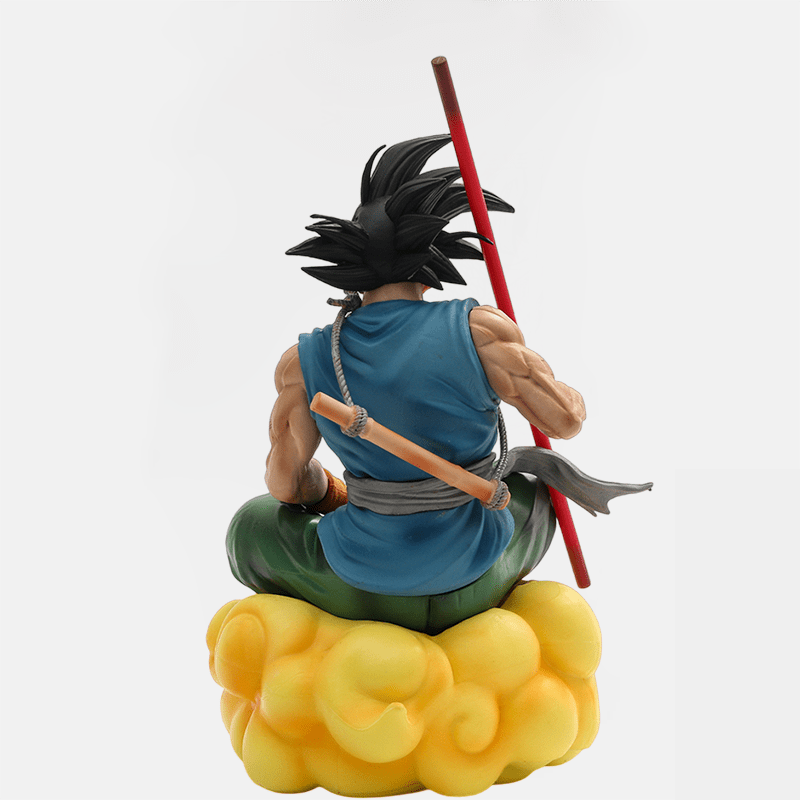 Figurine Goku sur le Kinto'un, le rêve des fans de Dragon Ball qui prend vie.