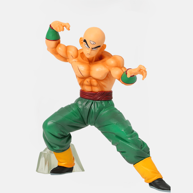 La figurine Dragon Ball Z de Ten Shin Han capture la puissance et la détermination de ce combattant emblématique dans toute sa gloire.