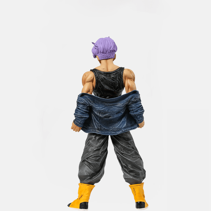 La figurine de Trunks du Futur de Dragon Ball Z : un symbole de détermination et de bravoure dans votre collection.