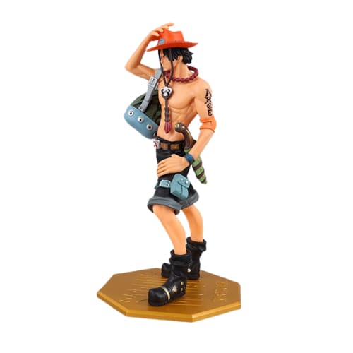 La figurine de Portgas D. Ace, le puissant "Ace au Poing Ardent" de One Piece, apportera la passion des pirates à votre collection.