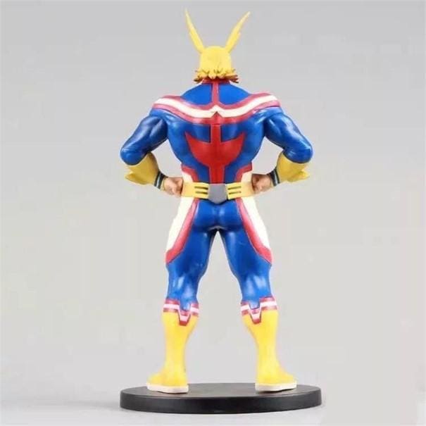 Figurine d'All Might, le grand héros de My Hero Academia, en tenue de combat, haute qualité et résistante, mesurant 20 cm, dans son emballage d'origine.