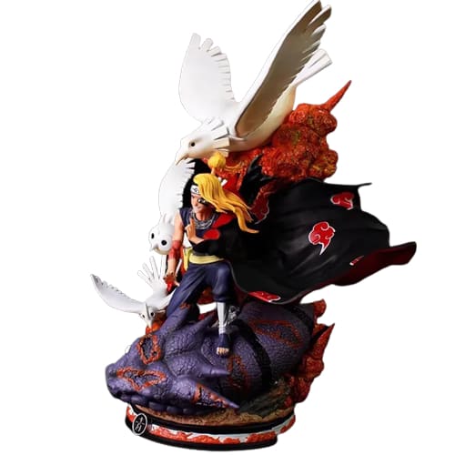 Cette figurine de Deidara, membre redoutable de l'Akatsuki, à une taille impressionnante de 40 cm, incarne la puissance explosive de ce ninja légendaire dans un design fidèle au manga Naruto Shippuden.